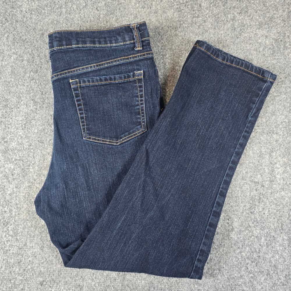 Gloria Vanderbilt Amanda Jeans Petite 12P Dark Wash Bootcut‎ Stretch Denim